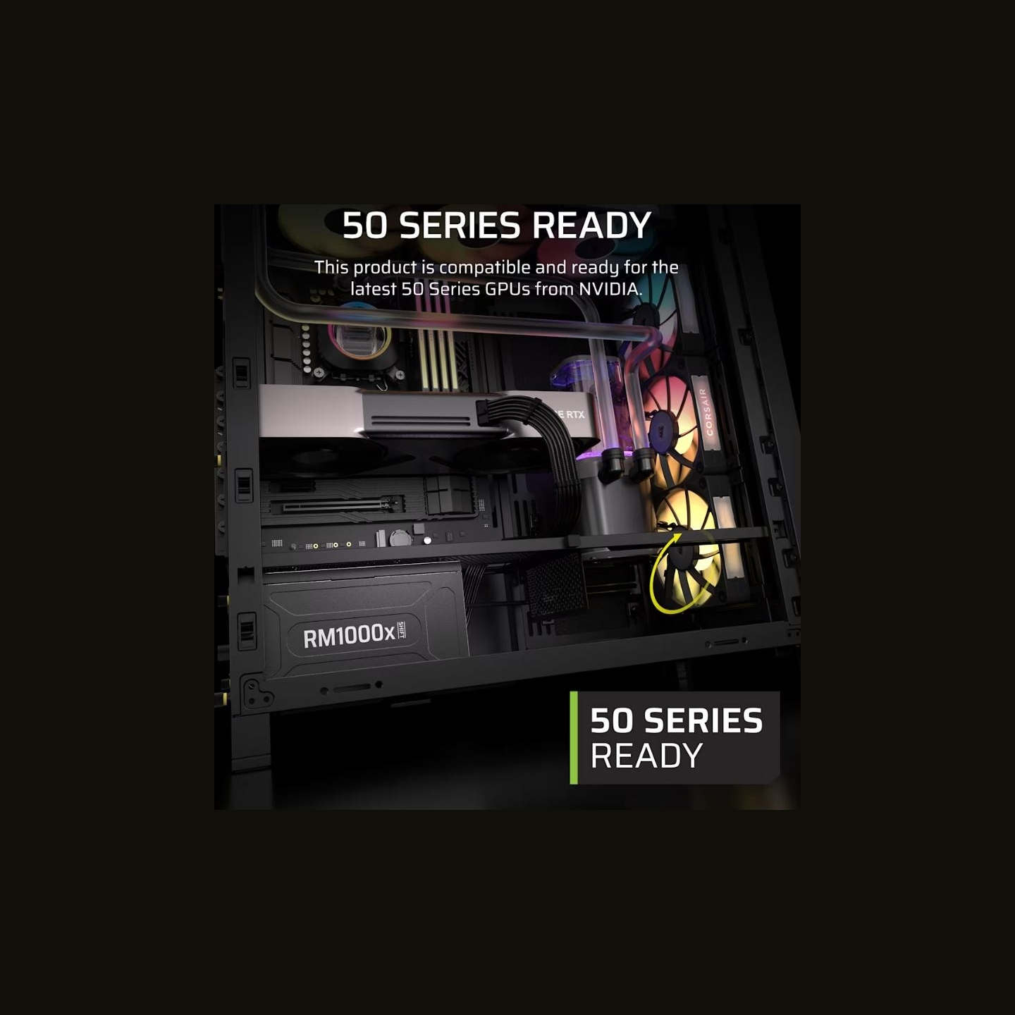 Corsair 2025 RMx Shift Srs RM1000x PSU