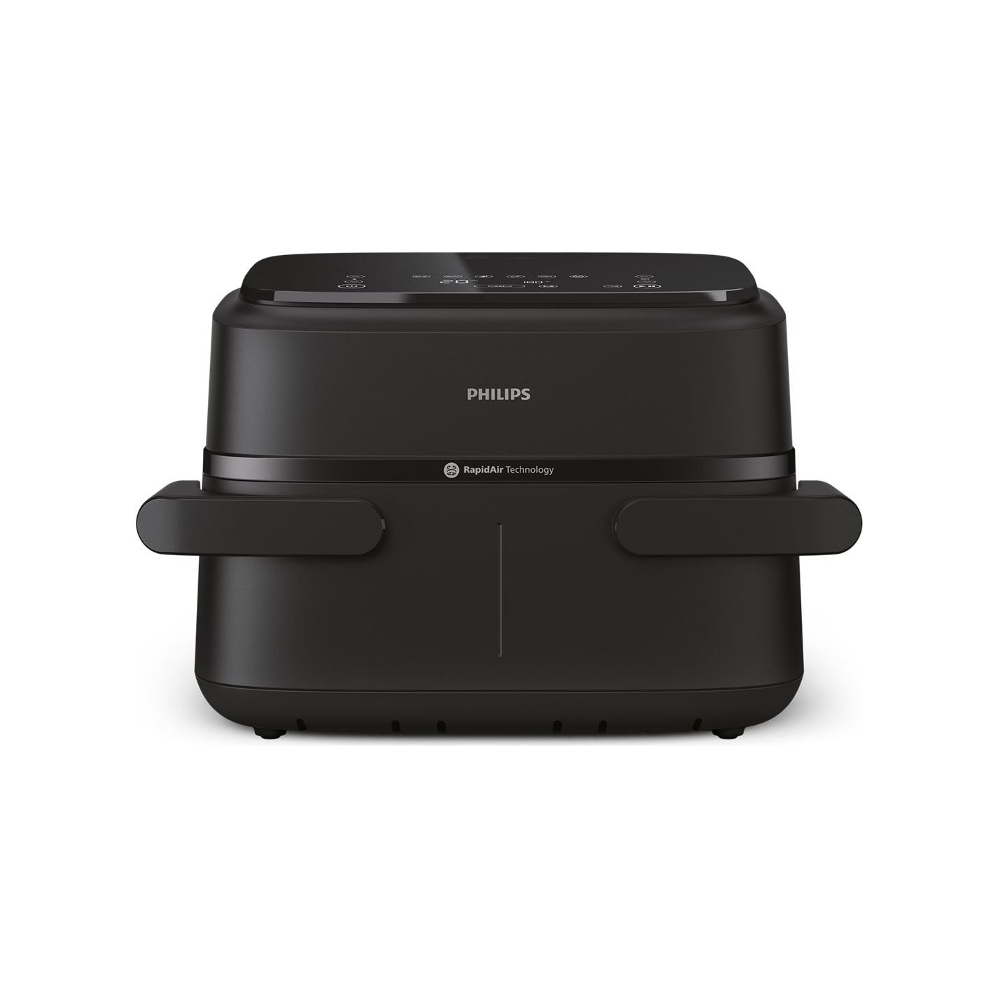 Philips Airfryer Dual Basket | NA150/00 1000 Series | Power 2450 W | Capacity 7 L | RapidAir Plus | Black
