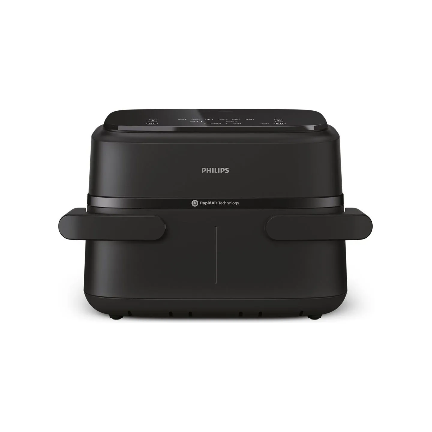 Philips Airfryer Dual Basket | NA150/00 1000 Series | Power 2450 W | Capacity 7 L | RapidAir Plus | Black