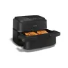 Philips Airfryer Dual Basket | NA150/00 1000 Series | Power 2450 W | Capacity 7 L | RapidAir Plus | Black
