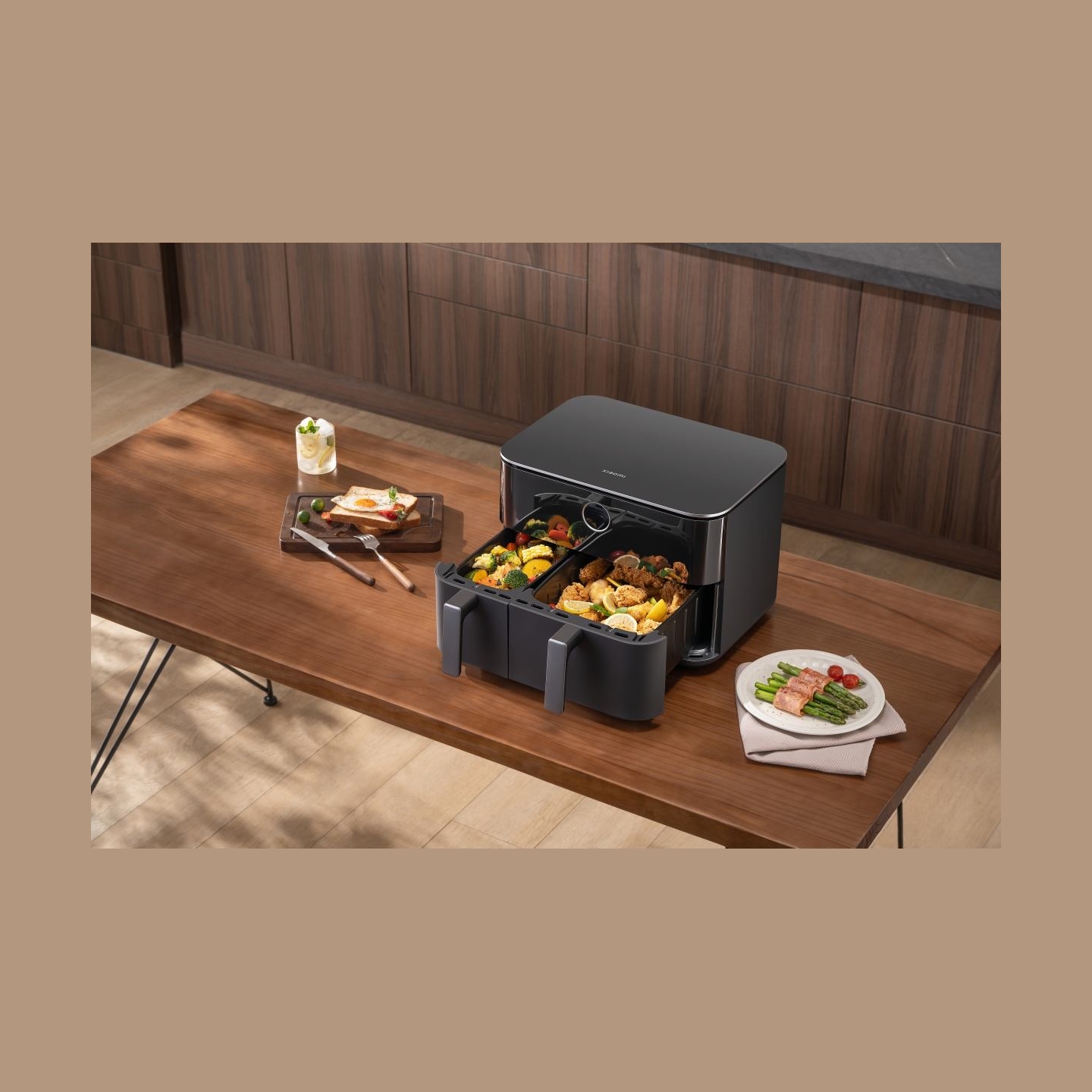 Xiaomi Dual Zone Air Fryer EU | Power 2700 W | Capacity 10 L | Black