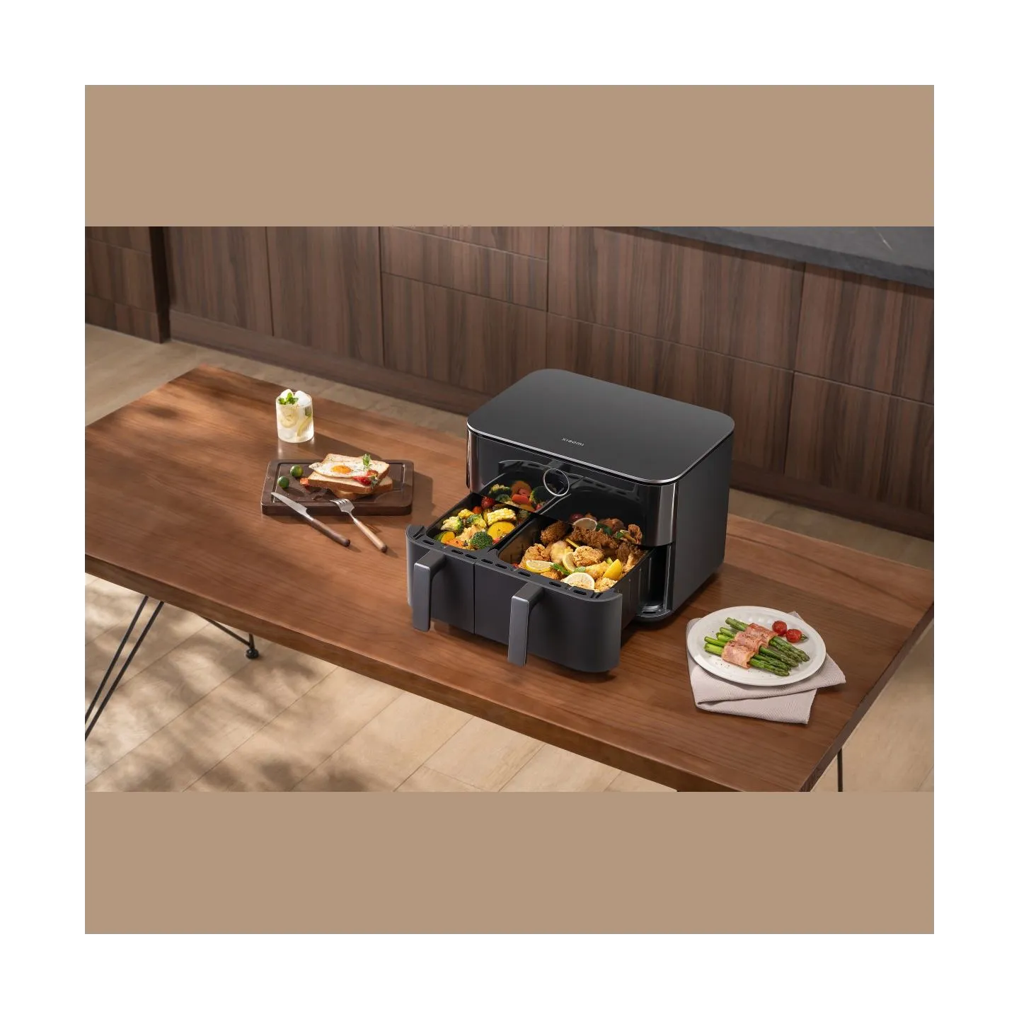 Xiaomi Dual Zone Air Fryer EU | Power 2700 W | Capacity 10 L | Black