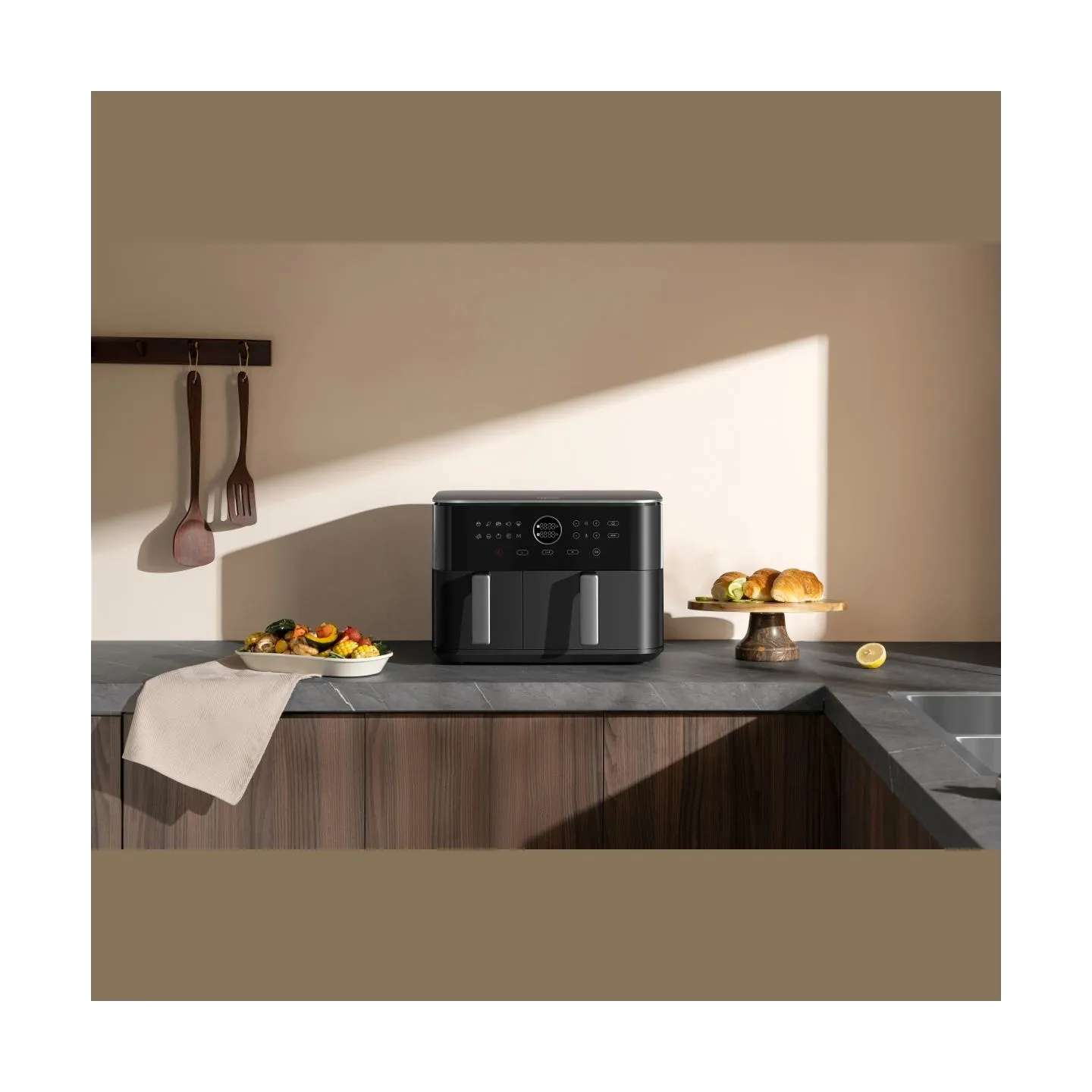Xiaomi Dual Zone Air Fryer EU | Power 2700 W | Capacity 10 L | Black