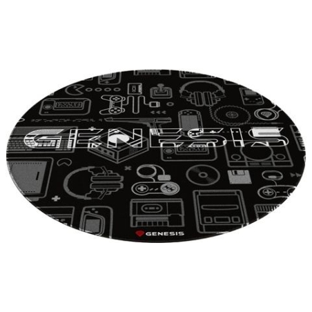 Genesis Protective Floor Mat Tellur 300 Round Gear Polyester | Floor Mat | Multicolor