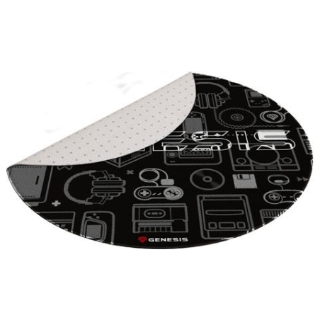 Genesis Protective Floor Mat Tellur 300 Round Gear Polyester | Floor Mat | Multicolor