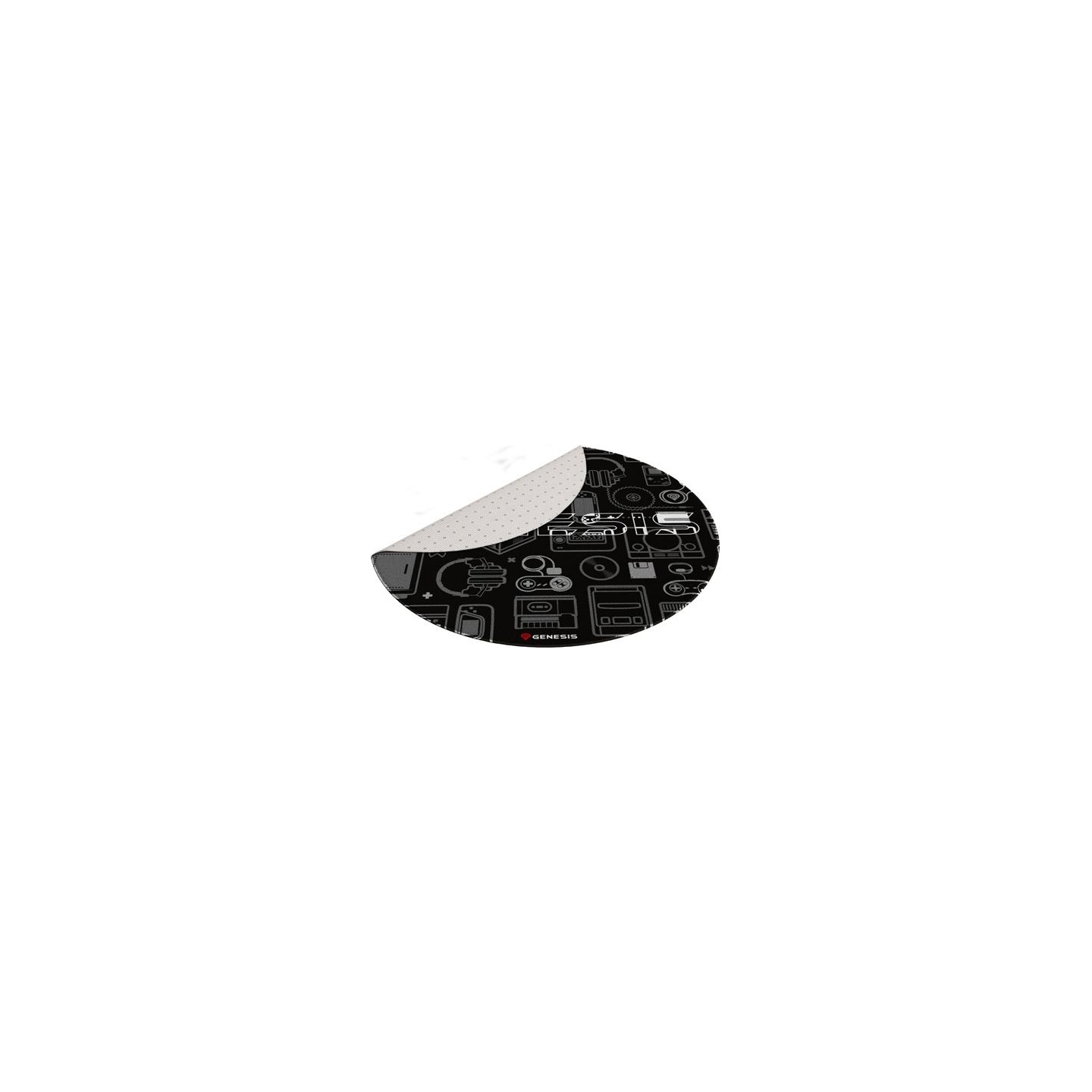 Genesis Protective Floor Mat Tellur 300 Round Gear Polyester | Floor Mat | Multicolor