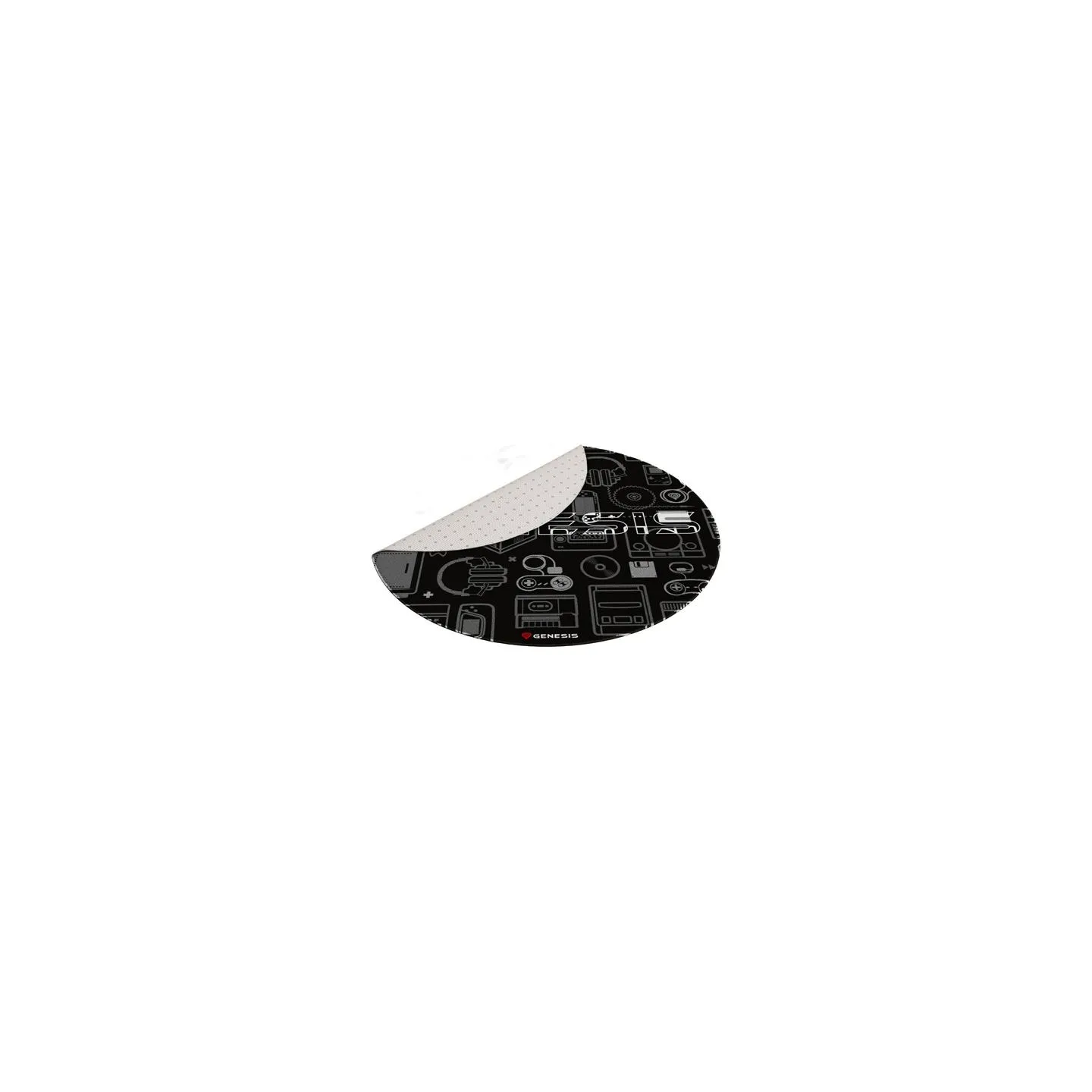 Genesis Protective Floor Mat Tellur 300 Round Gear Polyester | Floor Mat | Multicolor