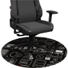 Genesis Protective Floor Mat Tellur 300 Round Gear Polyester | Floor Mat | Multicolor