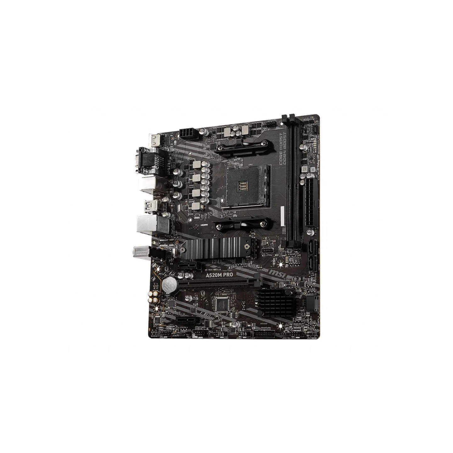 MSI | A520M PRO | Processor family AMD | Processor socket AM4 | DDR4 | Memory slots 2 | Chipset AMD A | Micro ATX