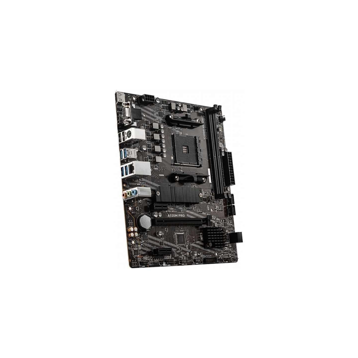 MSI | A520M PRO | Processor family AMD | Processor socket AM4 | DDR4 | Memory slots 2 | Chipset AMD A | Micro ATX