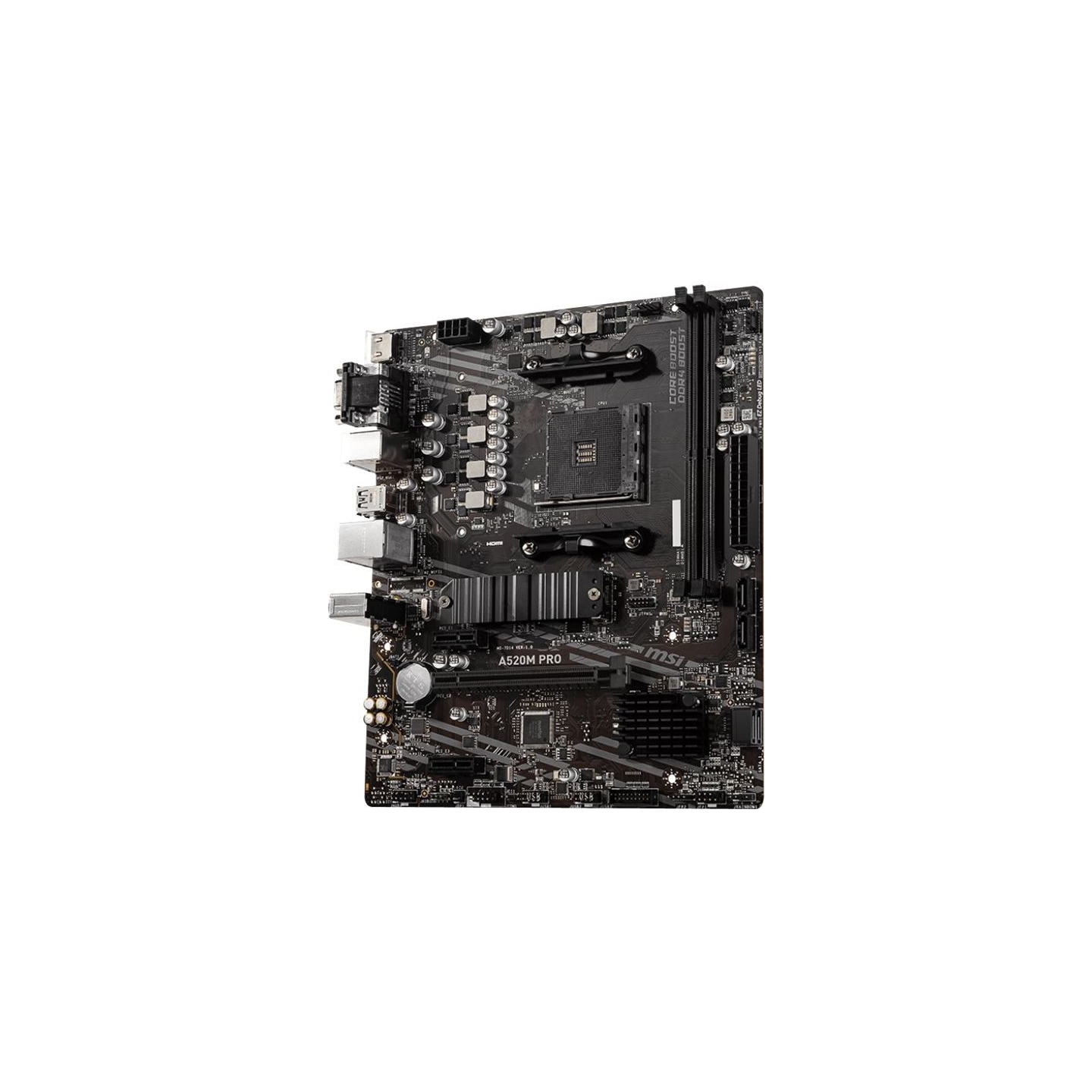 MSI | A520M PRO | Processor family AMD | Processor socket AM4 | DDR4 | Memory slots 2 | Chipset AMD A | Micro ATX