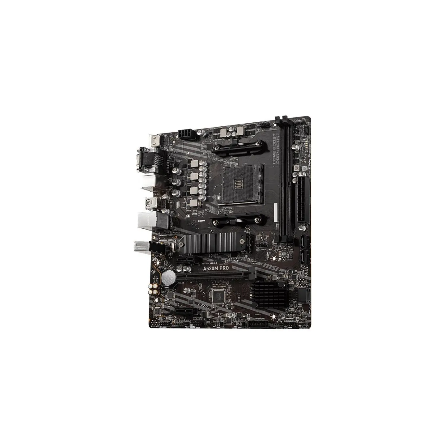MSI | A520M PRO | Processor family AMD | Processor socket AM4 | DDR4 | Memory slots 2 | Chipset AMD A | Micro ATX