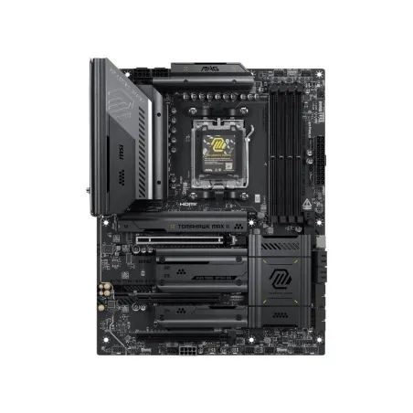 MSI MAG B850 TOMAHAWK MAX WIFI II | Processor family AMD | Processor socket AM5 | DDR5 | Supported hard disk drive interfaces SA