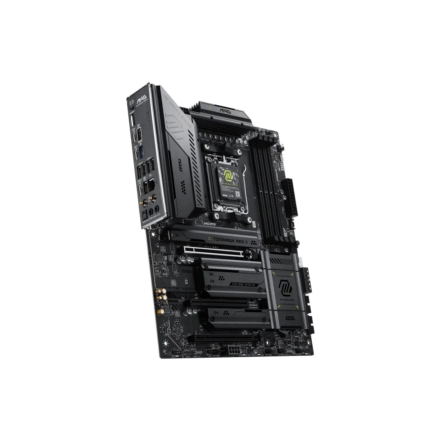 MSI MAG B850 TOMAHAWK MAX WIFI II | Processor family AMD | Processor socket AM5 | DDR5 | Supported hard disk drive interfaces SA
