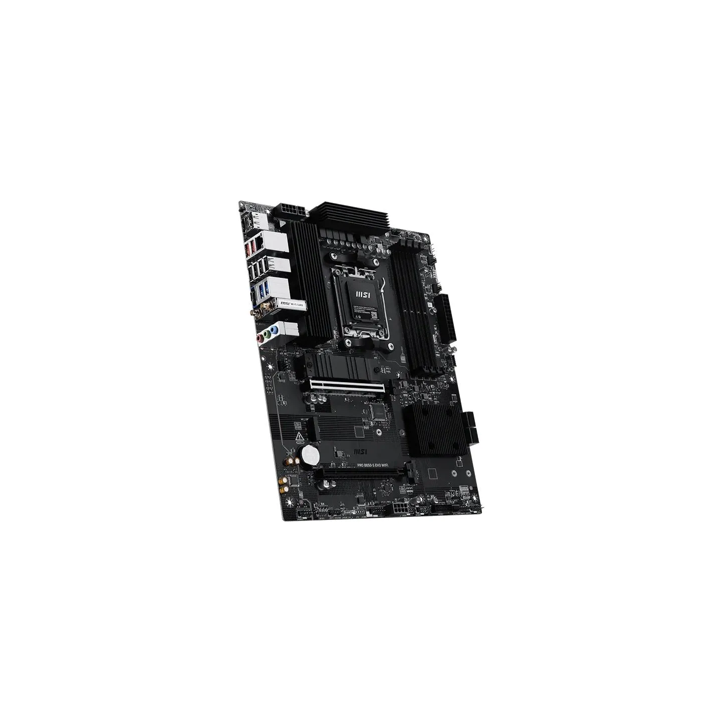MSI PRO B850-S EVO WIFI | Processor family AMD | Processor socket AM5 | DDR5 | Supported hard disk drive interfaces SATA, M.2 | 