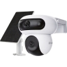 Ezviz Battery-Powered PT IP Camera with Solar Panel Kit | CS-HB90x/SP | 4+4 MP | 2.8mm/6mm | IP65 | H.264/H.265 | Micro SD, Max.