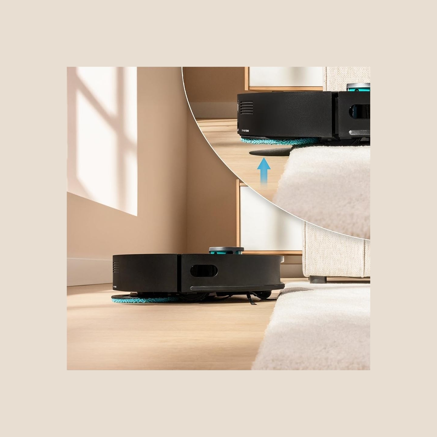Cecotec Conga X70 | Robot Vacuum Cleaner | Operating time (max) 240 min | Wet&Dry | 5200 mAh | 15000 Pa | Black