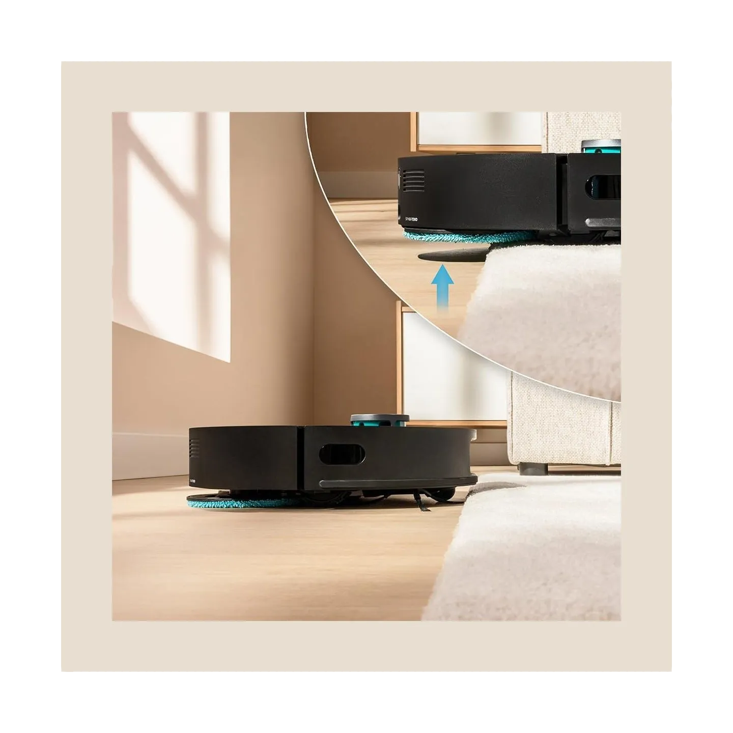 Cecotec Conga X70 | Robot Vacuum Cleaner | Operating time (max) 240 min | Wet&Dry | 5200 mAh | 15000 Pa | Black