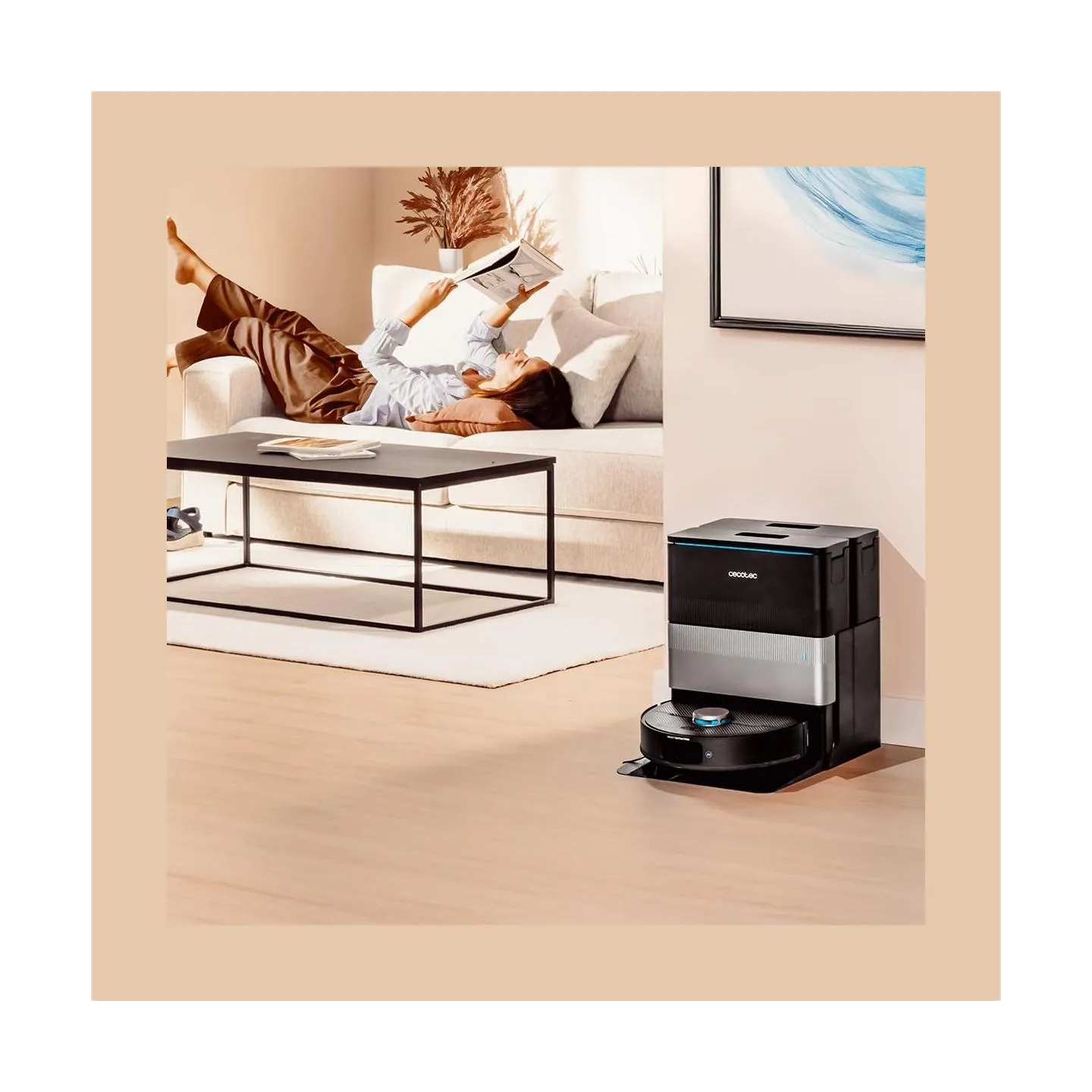Cecotec Conga X70 | Robot Vacuum Cleaner | Operating time (max) 240 min | Wet&Dry | 5200 mAh | 15000 Pa | Black