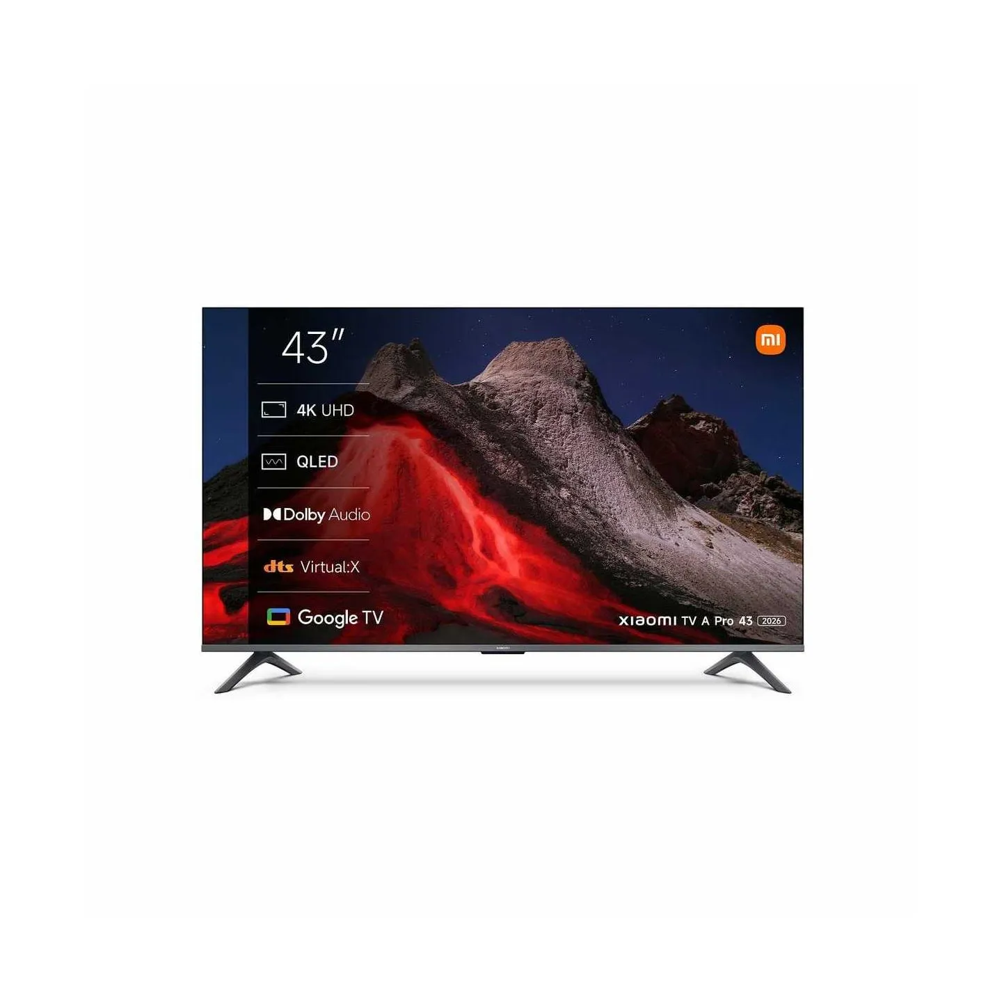 Xiaomi QLED TV A Pro 2026 | 43 | Smart TV | Google TV | UHD | Dark Gray