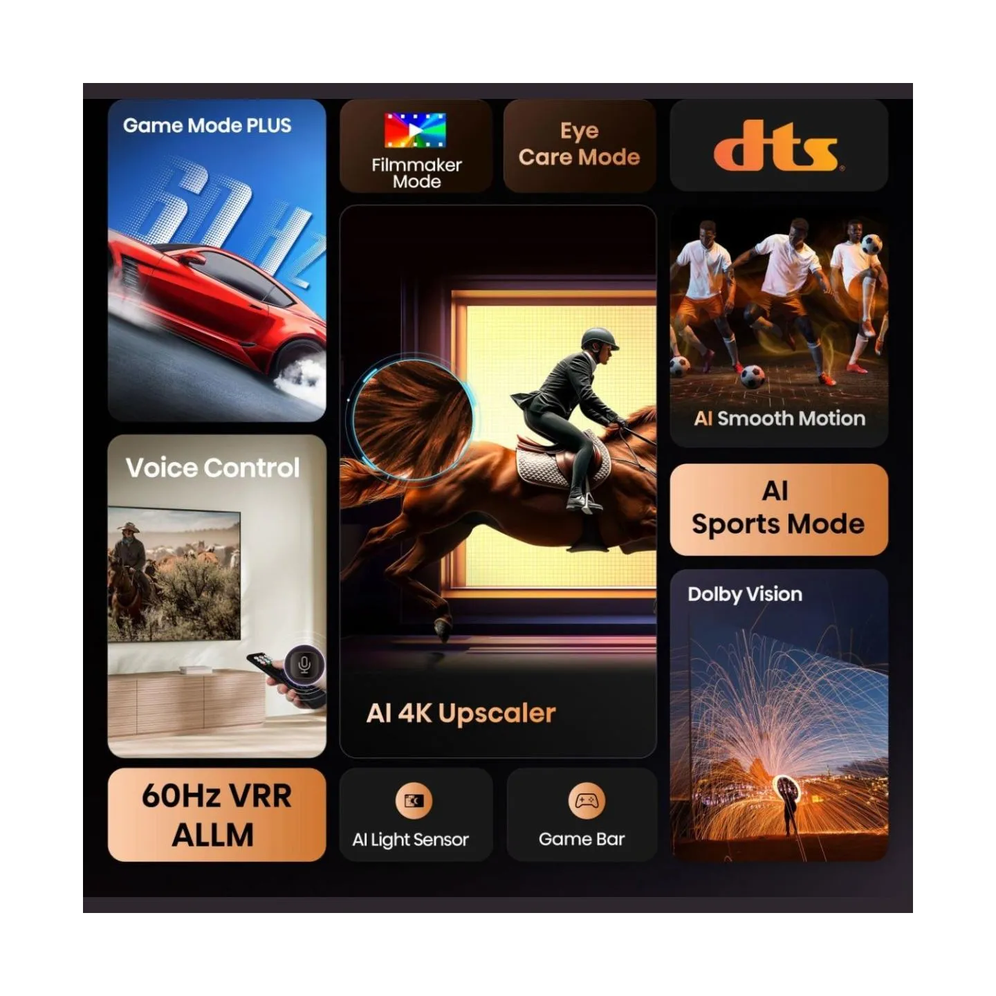 Hisense 65A6Q | 65 | Smart TV | VIDAA Smart OS | UHD | Black
