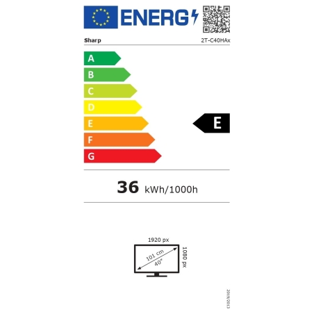 Sharp 40HA1205E | 40 | FHD | Black