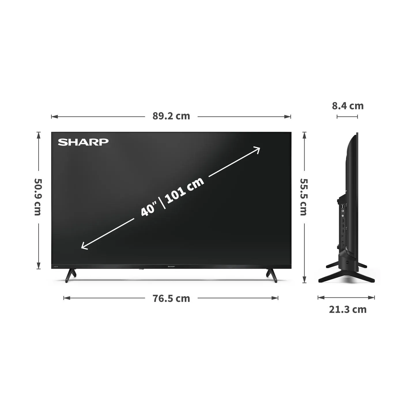 Sharp | 40HF2265E | 40 | Smart TV | Google TV