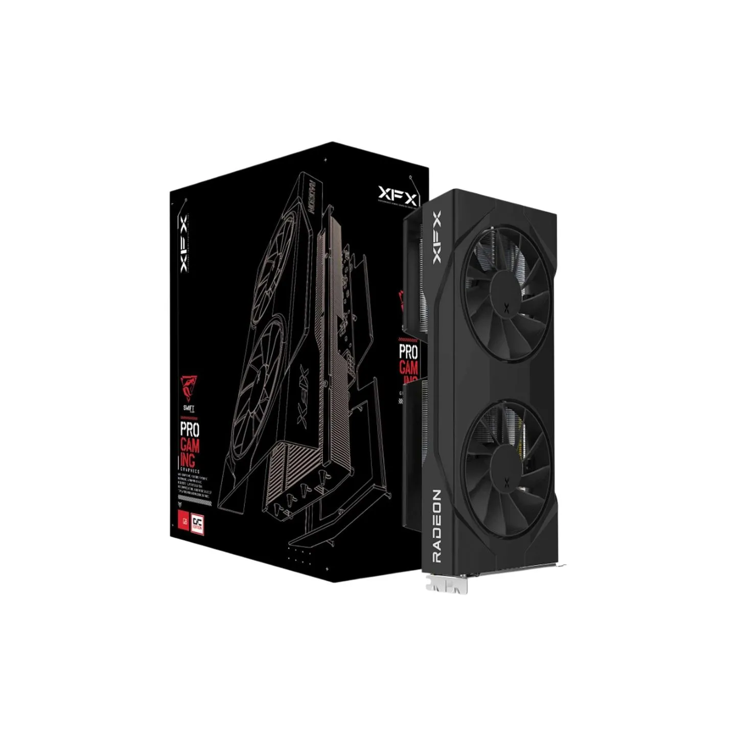 XFX Swift AMD Radeon RX 9060 XT OC 16GB GDDR6 128-bit HDMI 2x DP