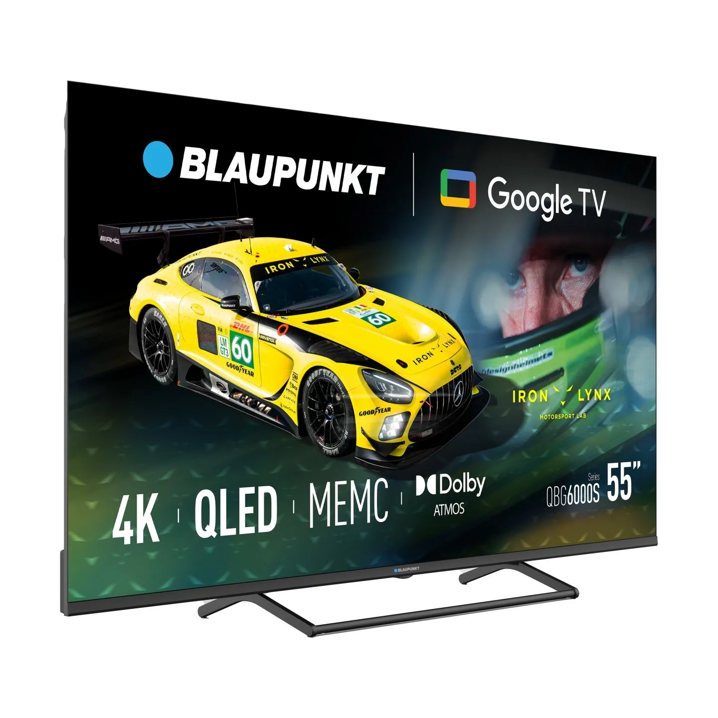 Blaupunkt QLED TV | 55QBG6000S | 55 | Smart TV | Google TV | Black