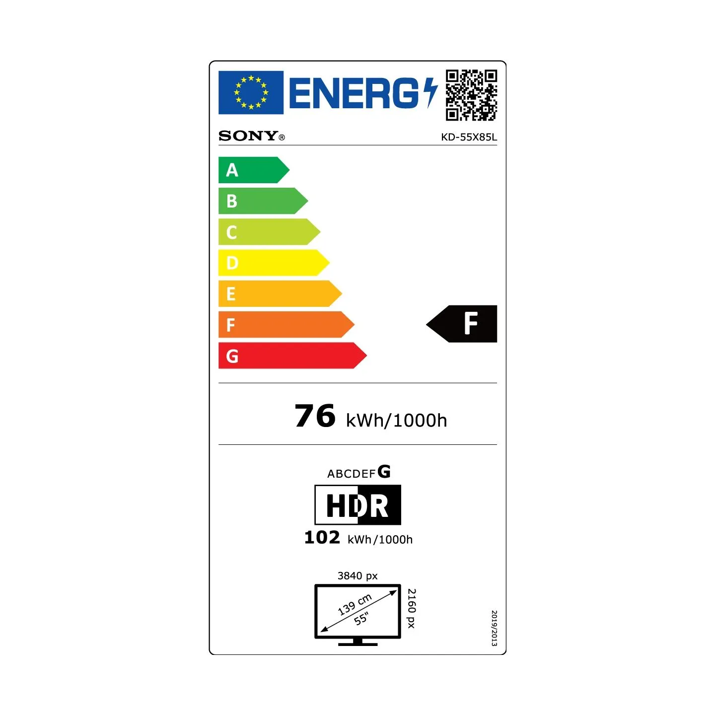 Sony KD55X85L 55" (139cm) 4K Ultra HD Smart Google Full Array LED TV | Sony | TV | KD55X85L | 55" (139cm) | Smart TV | Android |