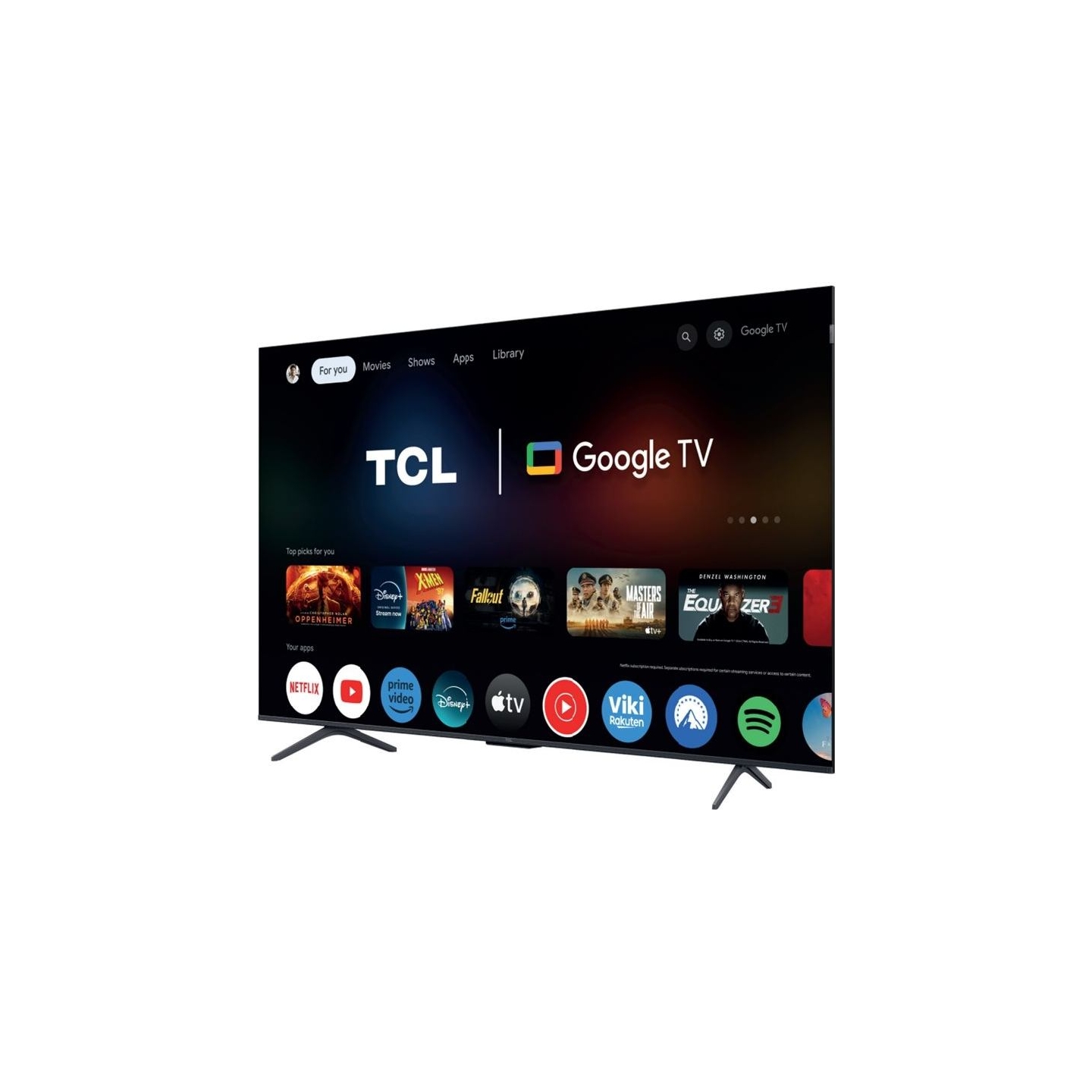 TCL 4K QLED TV | 65T8C | 65 | Smart TV | Google TV