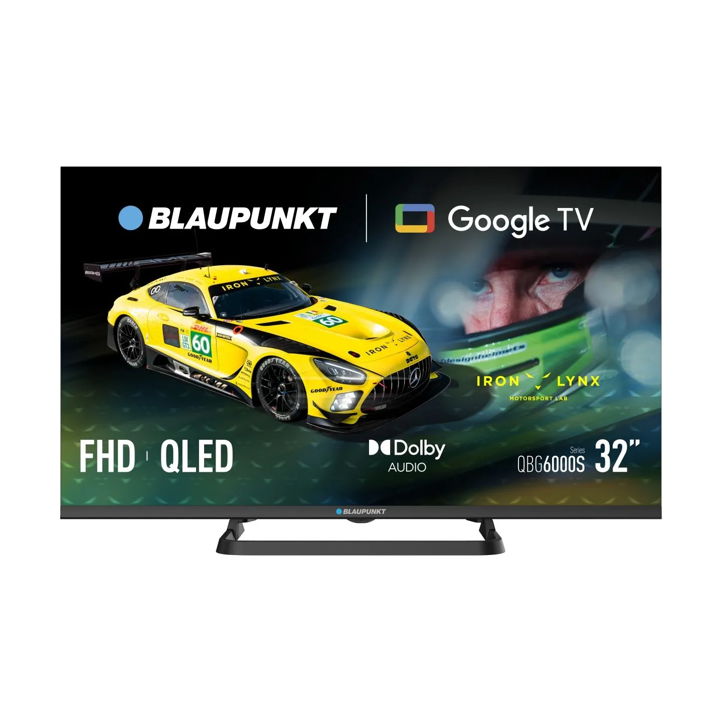Blaupunkt QLED TV | 32QBG6000S | 32 | Smart TV | Google TV | Black