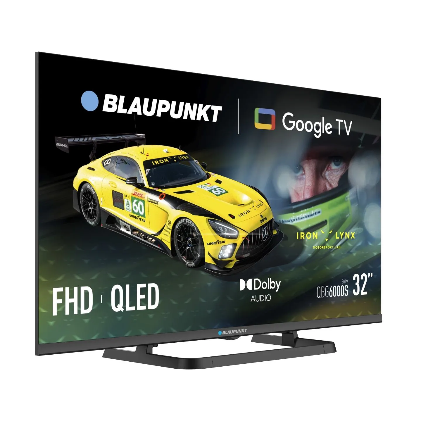 Blaupunkt QLED TV | 32QBG6000S | 32 | Smart TV | Google TV | Black