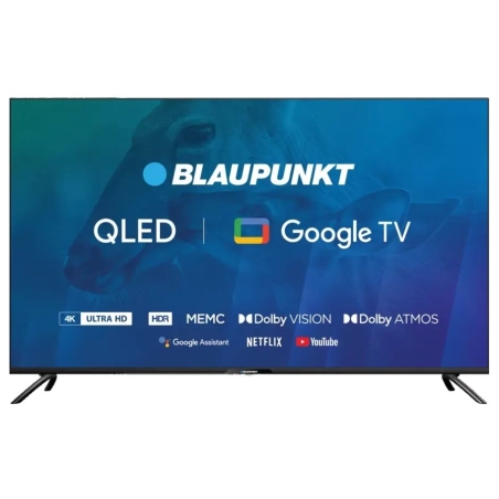 Blaupunkt | QLED TV | 50QBG6000S | 50 | Smart TV | Google TV | UHD | Black