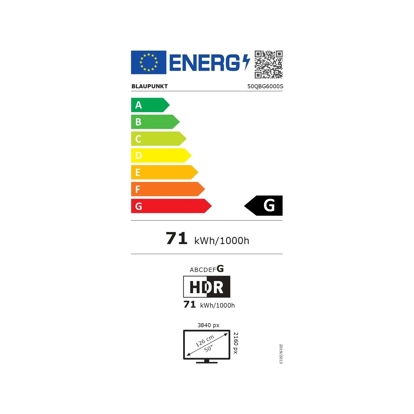 Blaupunkt | QLED TV | 50QBG6000S | 50 | Smart TV | Google TV | UHD | Black