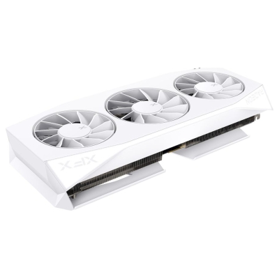 XFX Mercury AMD Radeon RX 9060XT OC White Gaming Edition with 16GB GDDR6 HDMI 2xDP, AMD RDNA 4