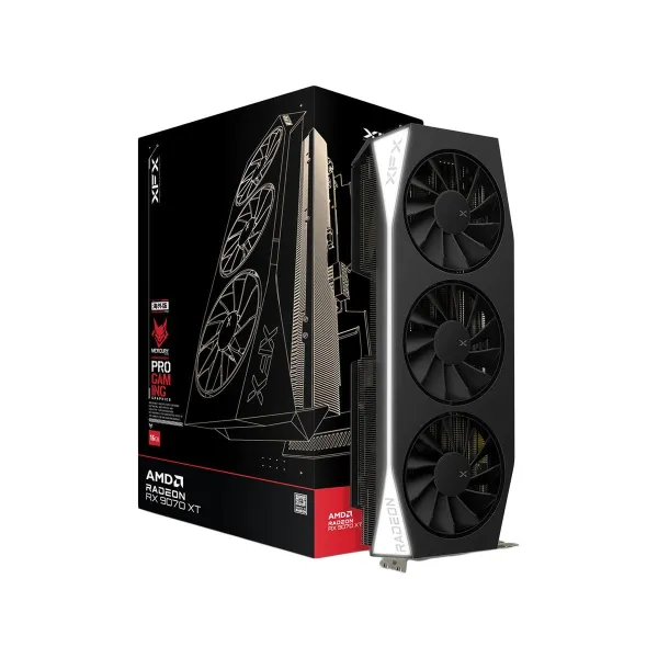 XFX Mercury AMD Radeon RX 9070XT 16GB GDDR6 256-bit HDMI 3x DP