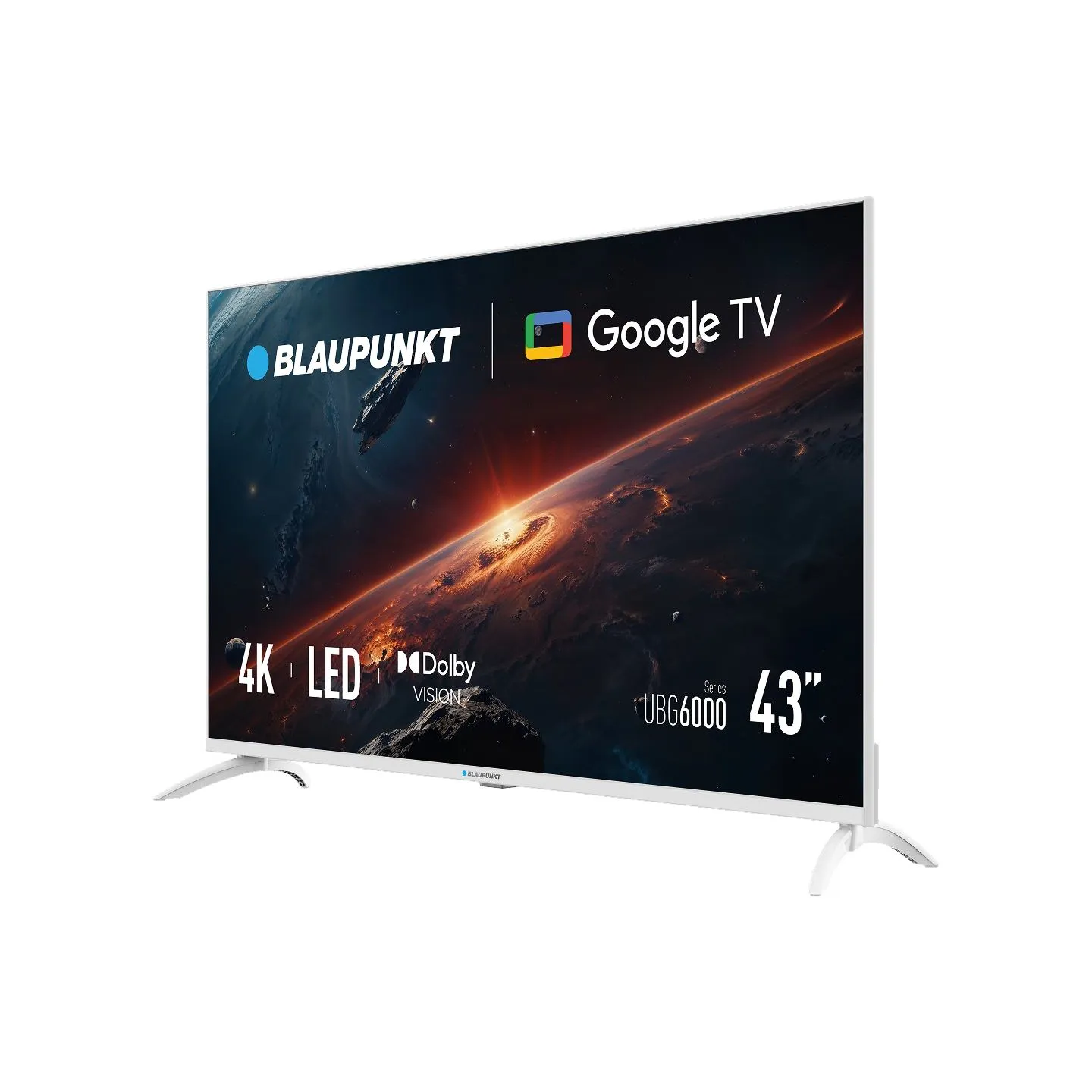 Blaupunkt | 4K TV | 43UBG6010S | 43 | Smart TV | Google TV | UHD | White