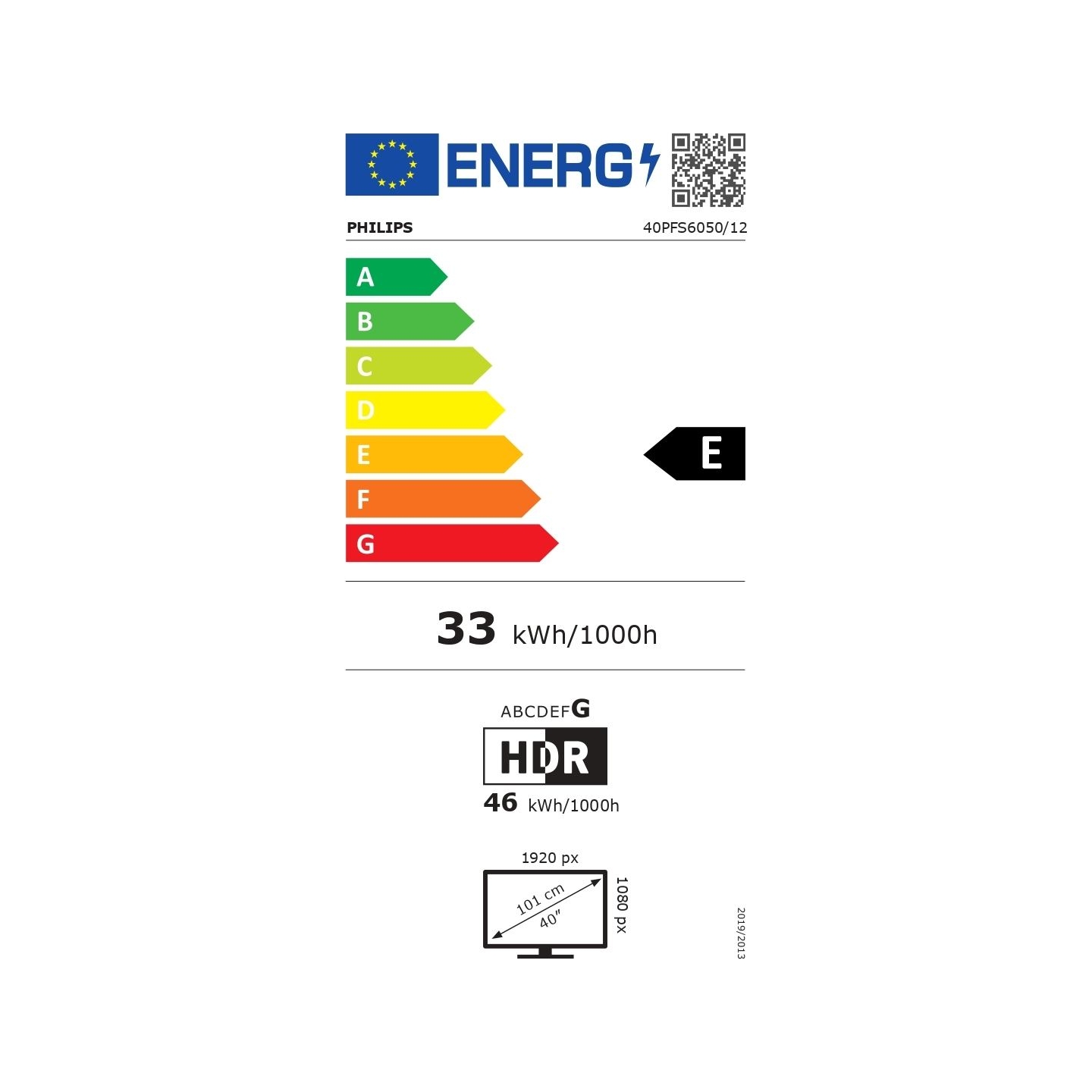 Philips TV QLED 40 inch 40PFS6050/12