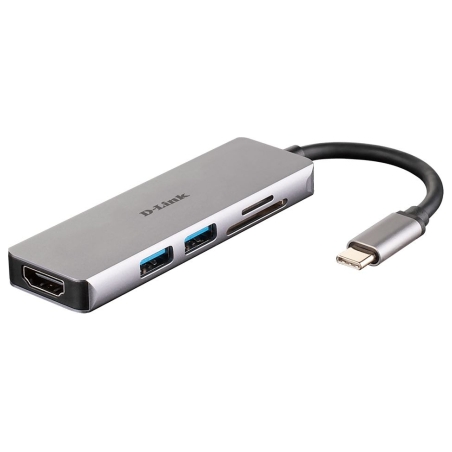 D-Link | 5-in-1 USB-C™ Hub with HDMI and SD/microSD Card Reader | DUB-M530 | USB Type-C