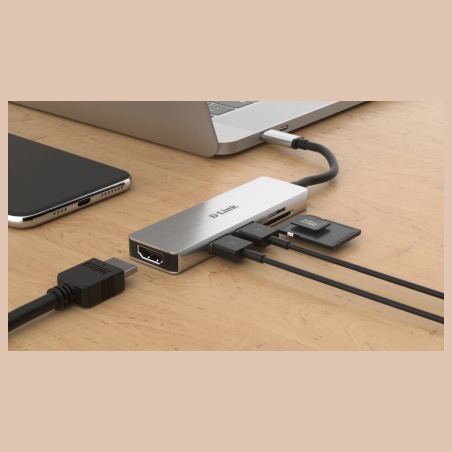 D-Link | 5-in-1 USB-C™ Hub with HDMI and SD/microSD Card Reader | DUB-M530 | USB Type-C