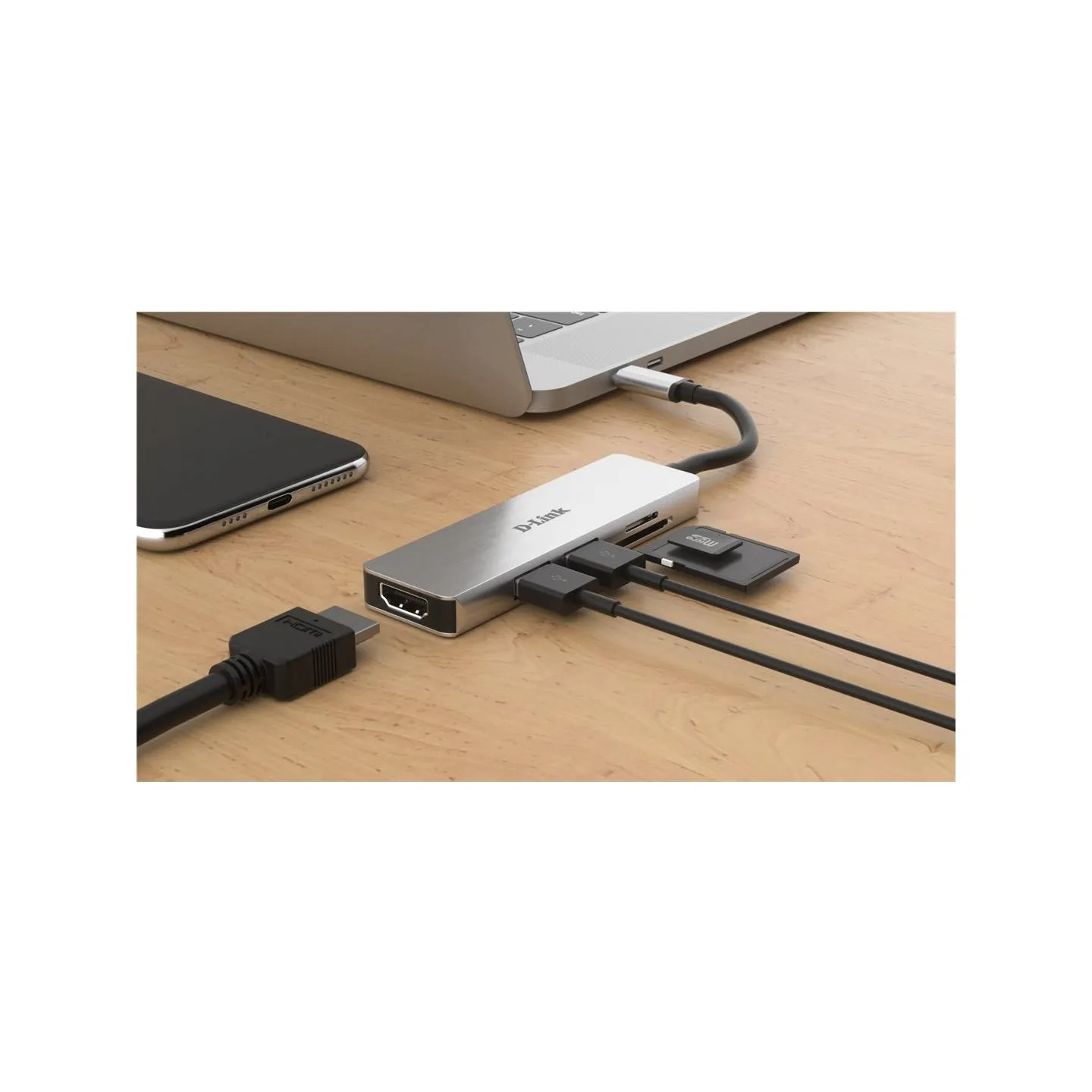D-Link | 5-in-1 USB-C™ Hub with HDMI and SD/microSD Card Reader | DUB-M530 | USB Type-C