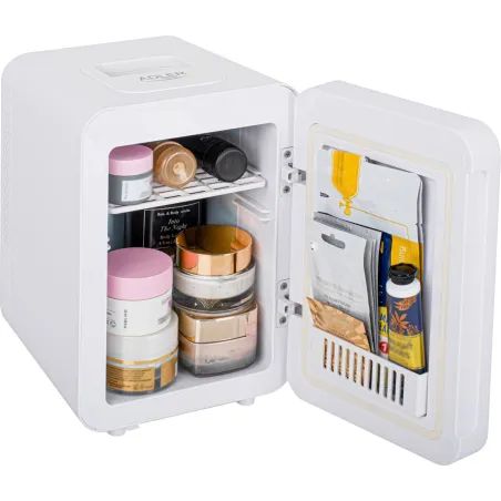Adler | Mini refrigerator with mirror | AD 8085 | Free standing | Larder | Height 27 cm | Fridge net capacity 4 L | White