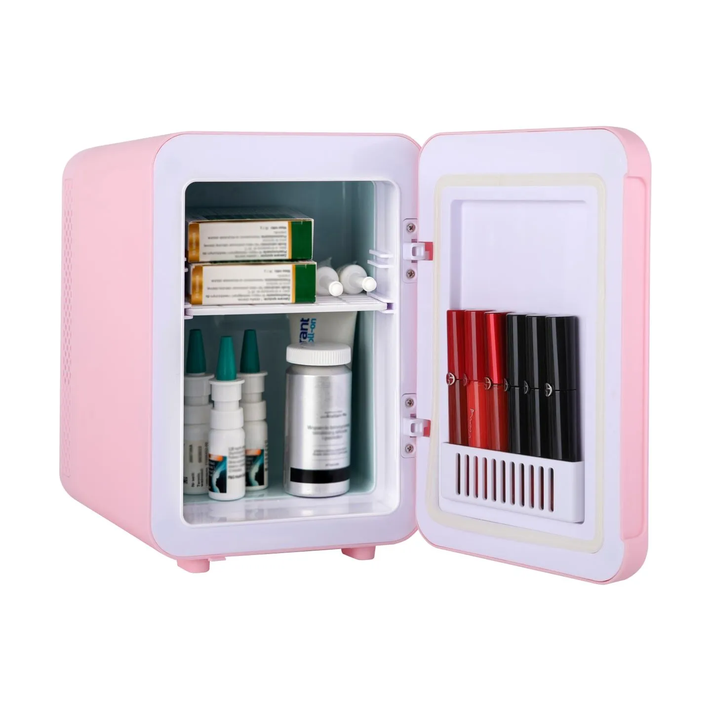 Adler | Mini Refrigerator | AD 8084 | Free standing | Larder | Height 27 cm | Fridge net capacity 4 L | Pink