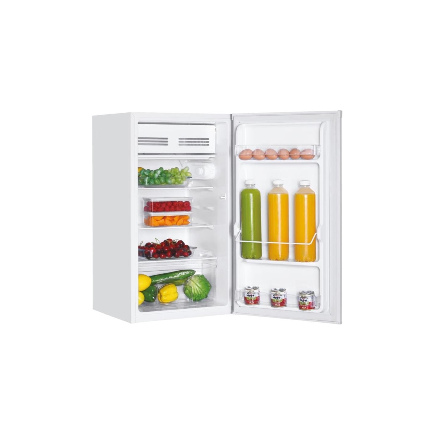 Candy refrigerator COHS38E36W, Energy class E, Height 85 cm, 90 L, White / COHS38E36W
