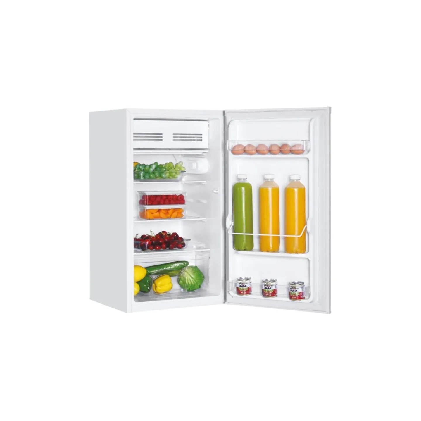 Candy refrigerator COHS38E36W, Energy class E, Height 85 cm, 90 L, White / COHS38E36W