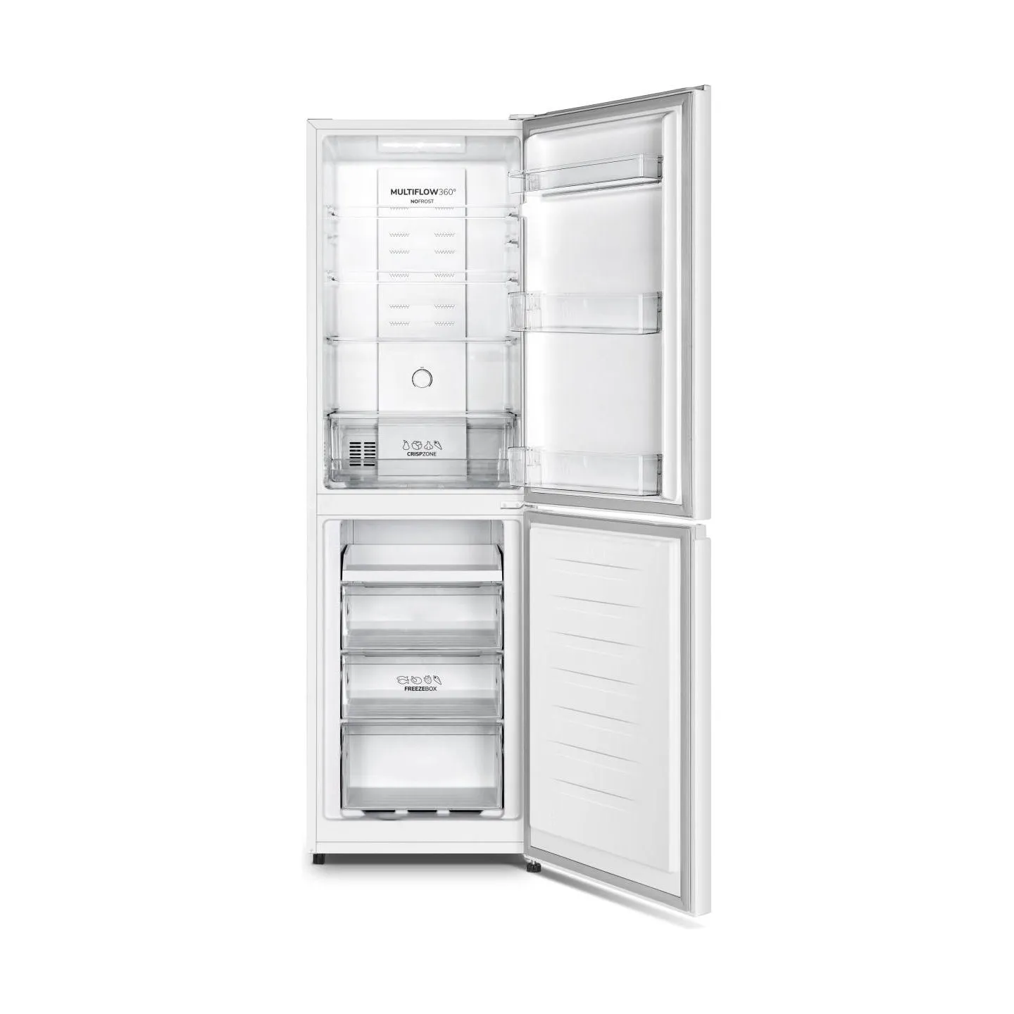 Gorenje Refrigerator | NRK418ECW4 | Energy efficiency class E | Free standing | Combi | Height 182.4 cm | No Frost system | Frid