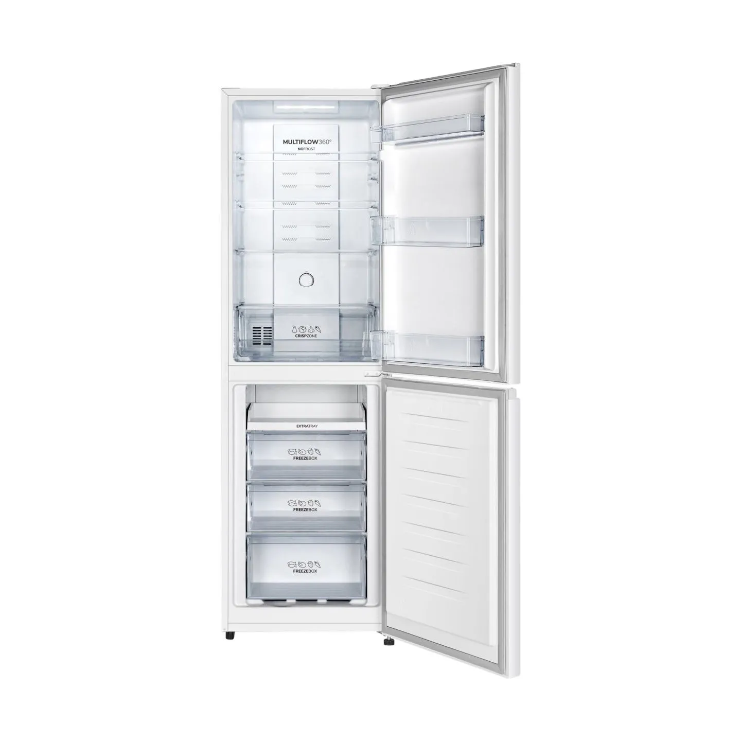 Gorenje Refrigerator | NRK418ECW4 | Energy efficiency class E | Free standing | Combi | Height 182.4 cm | No Frost system | Frid