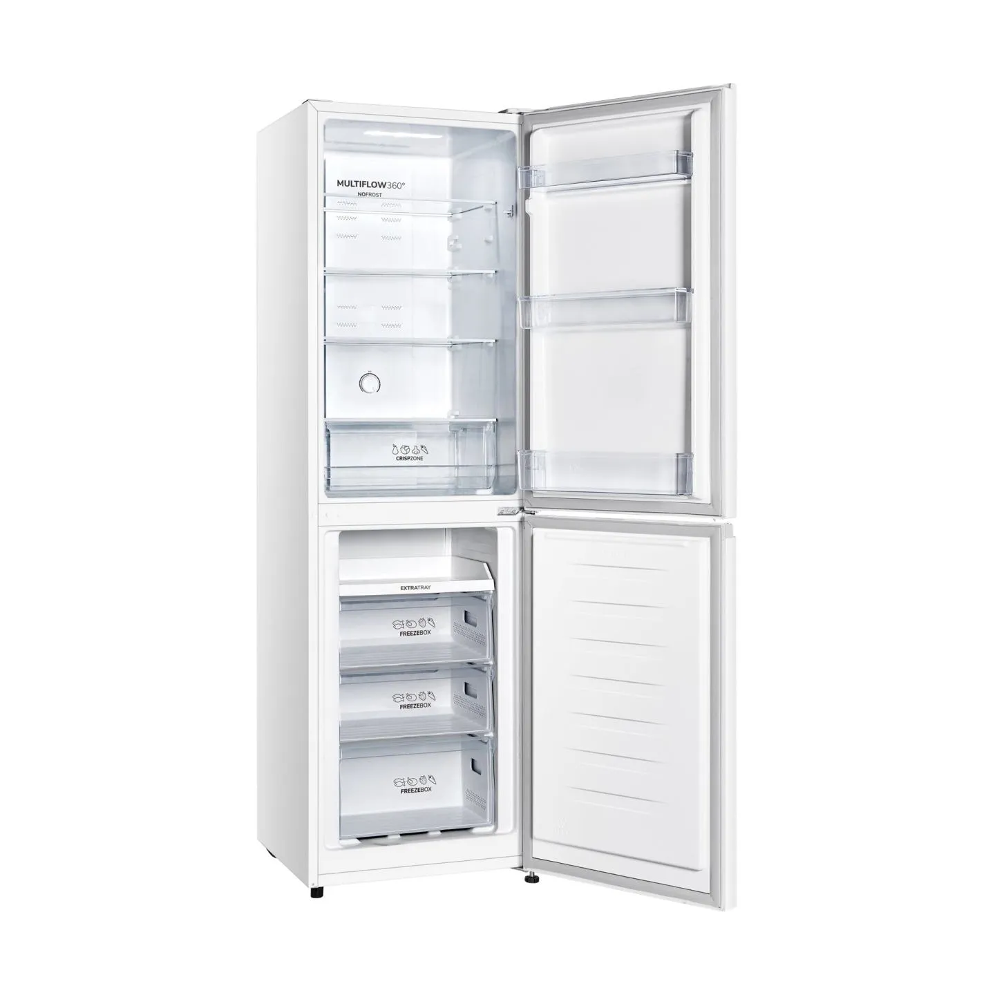 Gorenje Refrigerator | NRK418ECW4 | Energy efficiency class E | Free standing | Combi | Height 182.4 cm | No Frost system | Frid