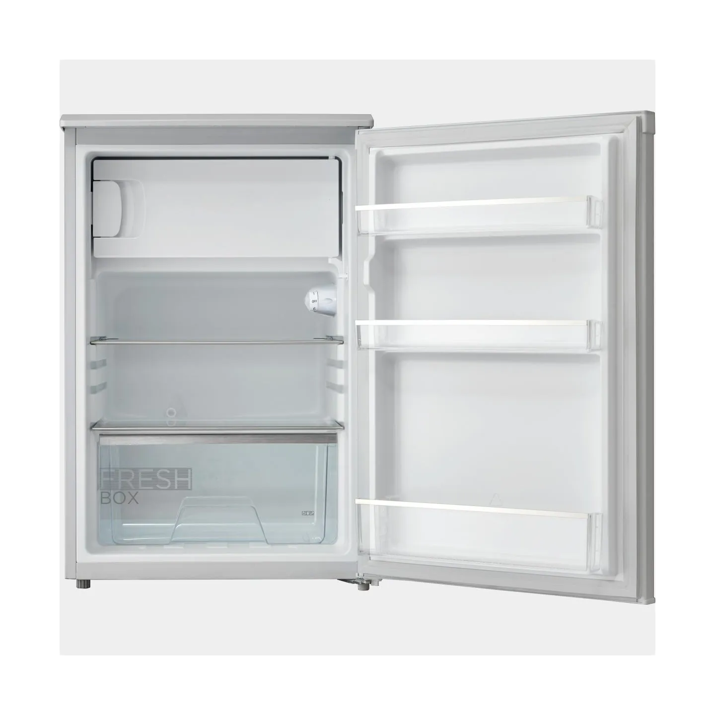 Midea Refrigerator | MDRD168FGE01 | Energy efficiency class E | Free standing | Larder | Height 84.5 cm | Fridge net capacity 97